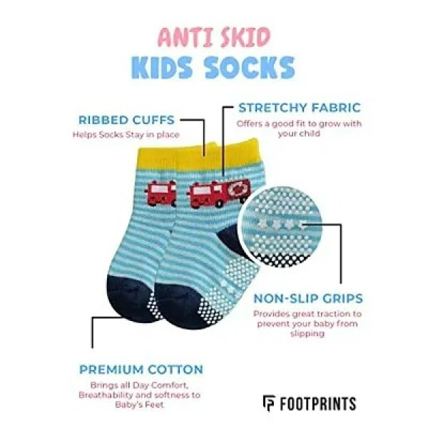 GR- Moms Home Newborn Baby CMB Bib and Antiskid Socks Set Combo Gift Set [Premium Product]