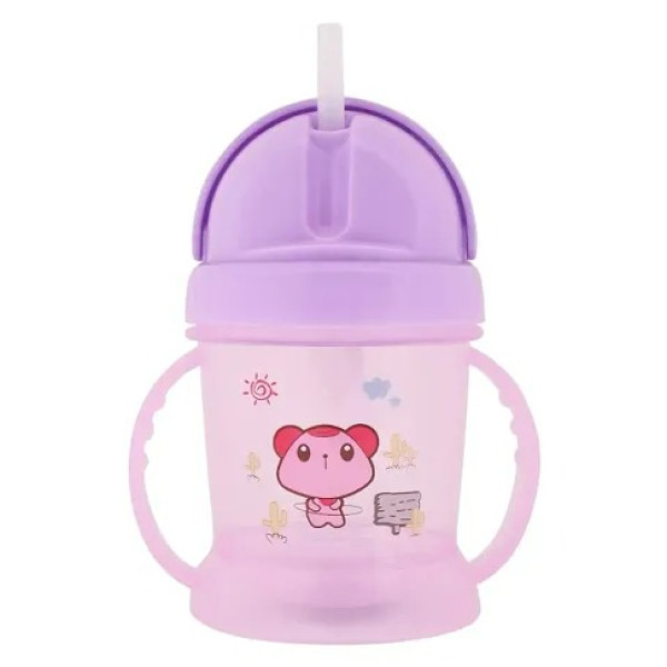 GR-Purple Mittens Booty Combo Pack 300ml Handle Sipper Cap [Premium Product]