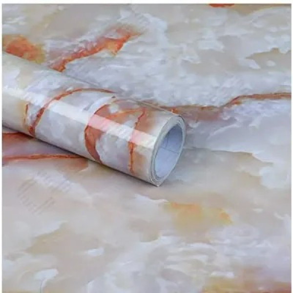 GR-Perfect for high-moisture  Marble Wallpaper Waterproof Marble Wallpaper for Furniture and Walls - Pack of 1 [Premium Product]